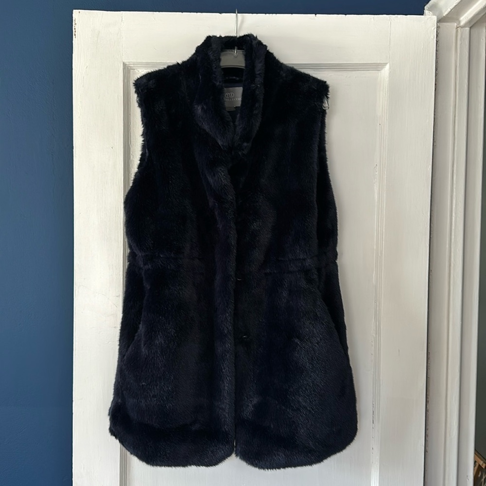 NWT Tart collections faux fur vest